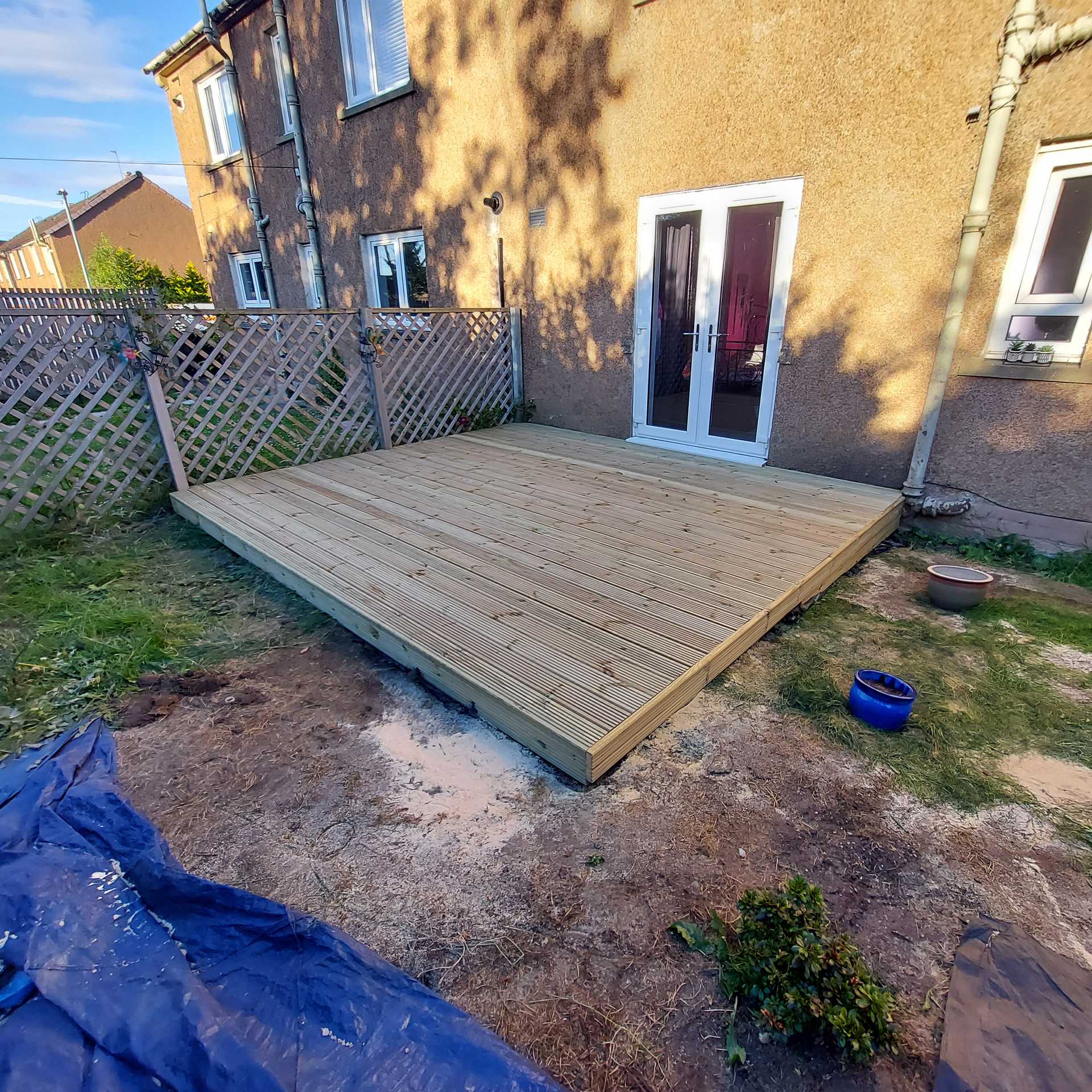 Garden new decking